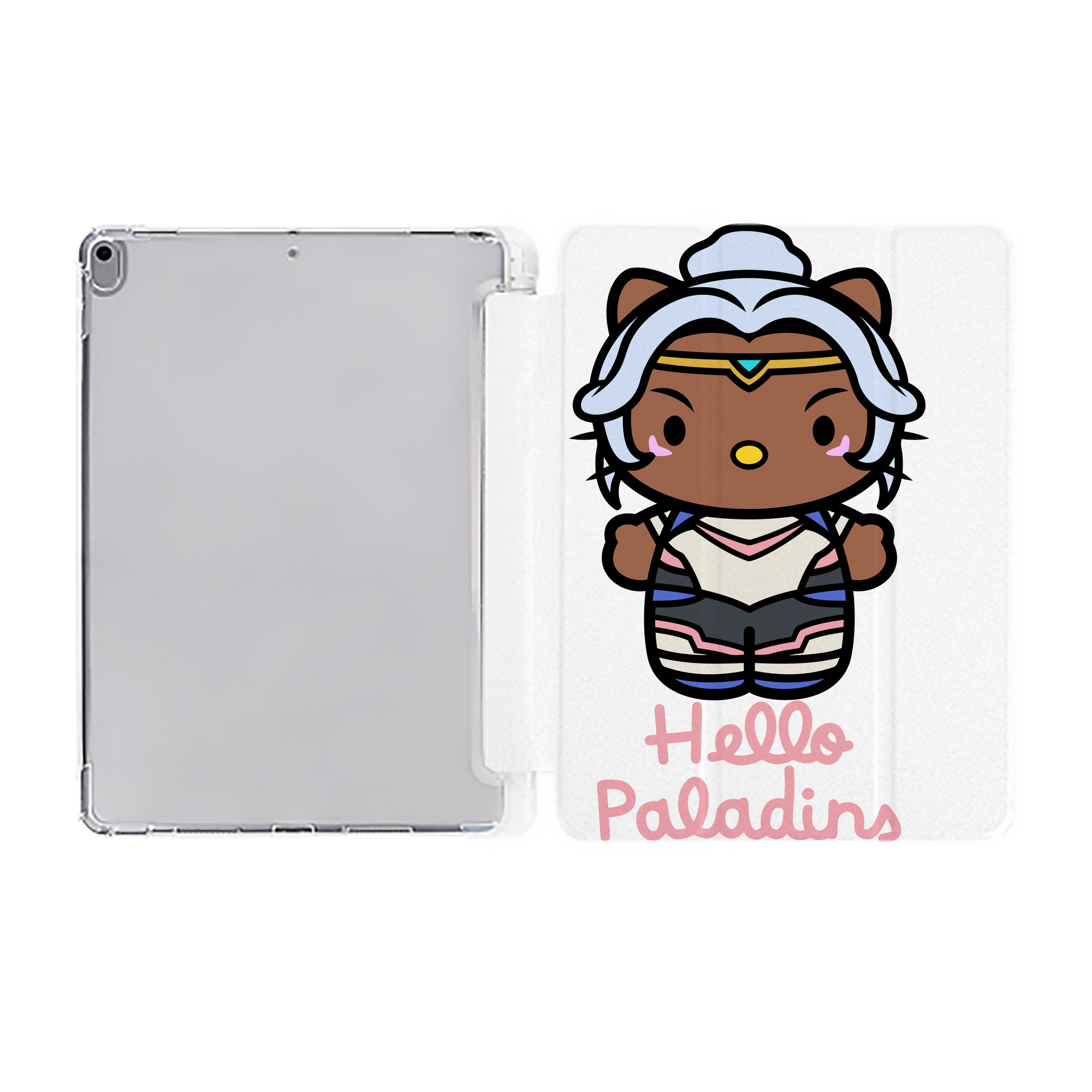 （画像用） Hello Kitty ハローキティ IPad ケース ペン収納付き 三つ折りスタンド PUレザー×シリコン 対応機種9.5/10.5/10.9インチ